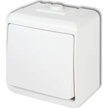 vypínač Jednopólový vypínač Klasik Karlik bílý WHE1L