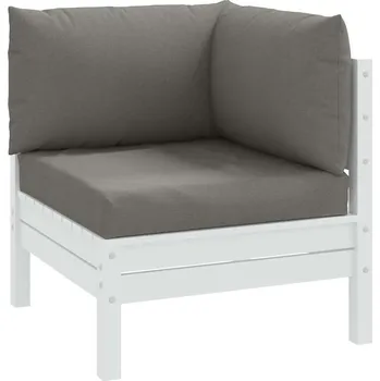 vidaXL Podušky na palety 3 ks melanž textil [4002651] Barva: Tmavě šedá