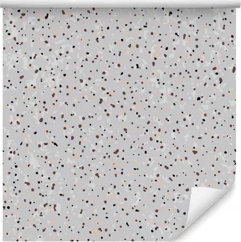 Tapeta Tapeta na zeď Vzor Kropenatý KÁMEN Teraco Dekorace