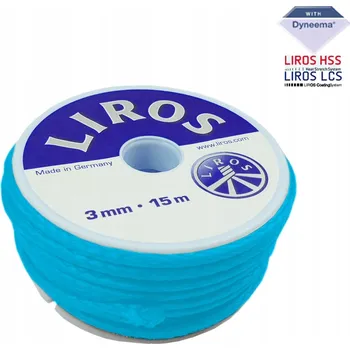 Lano Lano 100% DYNEEMA LIROS D-Pro 3mm Vlnité / MODRÉ
