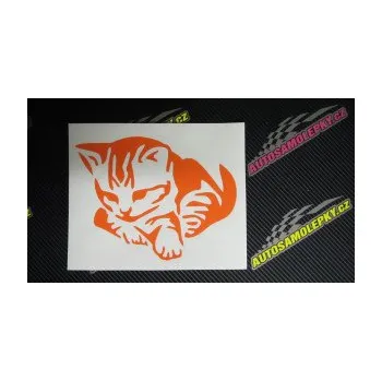 Samolepící dekorace Koťátko 003 levá (17 - šedá) SAMOLEPKA NA AUTO, NÁLEPKA, FÓLIE, POLEP, TUNING, VLASTNÍ TEXT, TISK, AUTOSAMOLEPKY.cz, POLEPY, OBRÁZEK, LOGO, 3D STICKERS