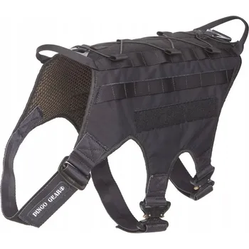Postroj pro psa Dingo Gear TAKTICKÝ POSTROJ PRO PSA ČERNÝ XL