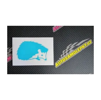 Samolepící dekorace SAMOLEPKA Ježek 002 pravá (12 - zelená) NA AUTO, NÁLEPKA, FÓLIE, POLEP, TUNING, VLASTNÍ TEXT, TISK, AUTOSAMOLEPKY.cz, POLEPY, OBRÁZEK, LOGO, SAMOLEPKY