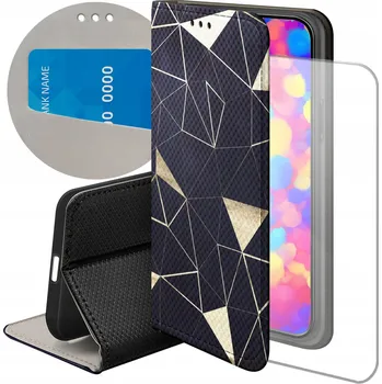 Pouzdro na mobilní telefon Flipové pouzdro Hello Case pro MOTOROLA MOTO G10 / G30 zlaté
