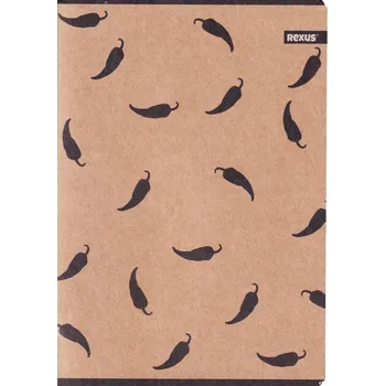 Sešit Sešit A5 s mřížkou Rexus, 60 listů