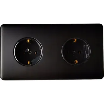 Elektrická zásuvka Elektrická Zásuvka Alkri-Light černá