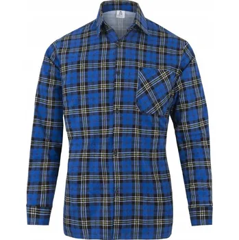 Pánská košile Flanelová košile Polské výroby, pohodlná, velikost vel. 3XL