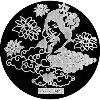 Šablona na nehty s motivy HEHE Č. 041