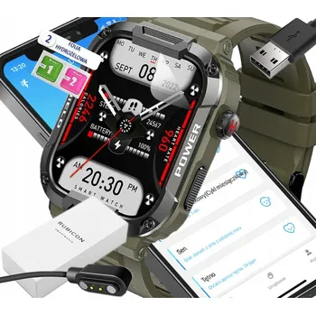 Hodinky Chytré Hodinky RUBICON RNCF07/ S - ZELENÁ zelená