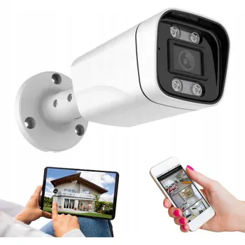 IP kamera Venkovní vodotěsná kamera s rekordérem IP66, tubusová, IP PoE 8MPX HQ zoom