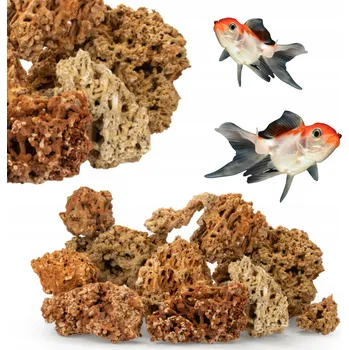 Dekorace do akvária Kameny do akvária TD Stones korálový vápenec 1 kg