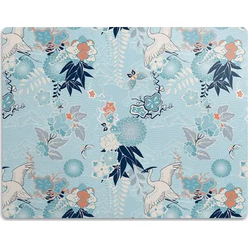 Obraz Vodotěsná podložka pod misku Ptáci a květiny 60x40 cm