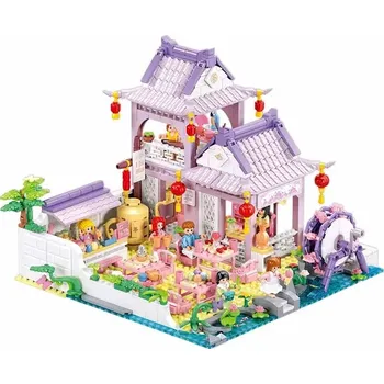 Stavebnice Sluban Sluban Girls Dream M38-B1078 Čajovna s okrasnou zahradou