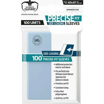 Příslušenství ke karetním hrám Obaly na karty Ultimate Guard Precise-Fit Side-Loading Japanese průhledné