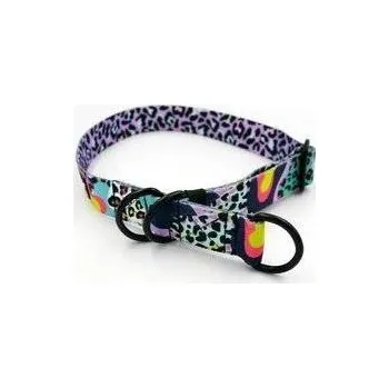Obojek pro psa Polostahovací obojek Crazy Leopard L/XL