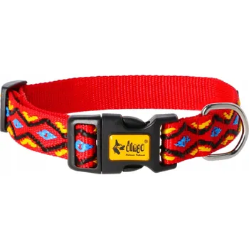 Obojek pro psa Dingo Nastavitelný obojek Winnetou L červený