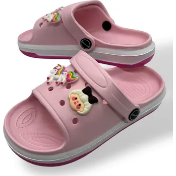 Dívčí pantofle Dívčí růžové pantofle Barva: Růžová, Velikost: 31