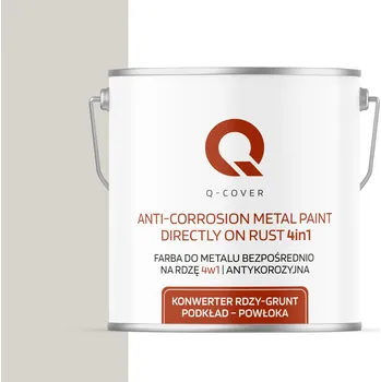 barva na kov BARVA NA KOV NA REZ PLECH 4v1 BÍLÁ ŠEDÁ RAL 9002 VYSOKÝ LESK 5L