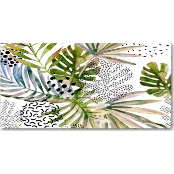 Obraz Panel do kuchyně Tropické listy 120x60 cm + LEPIDLO