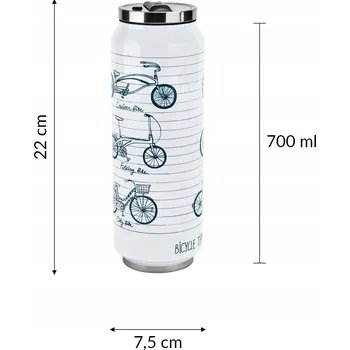Termohrnek Termohrnek na kolo / plechovka lahev na pití / 700 ml