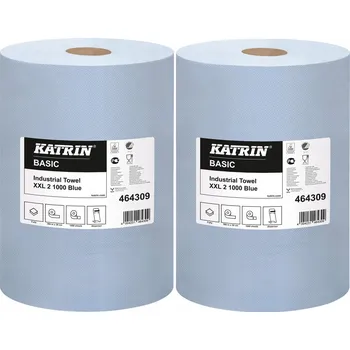 Papírový ručník Papírové utěrky Katrin, balení 2 ks, modré