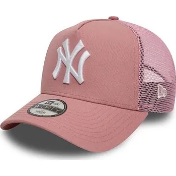 Kšiltovka Kšiltovka New Era 940K AF TRUCKER MLB NEW YORK YANKEES Cosmetic Pink / White velikost YTH
