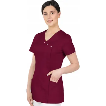 Dámské sako 50 DÁMSKÝ ZDRAVOTNICKÝ KABÁTEK KOSMETICKÝ PLÁŠŤ 363B NA PATENTKY