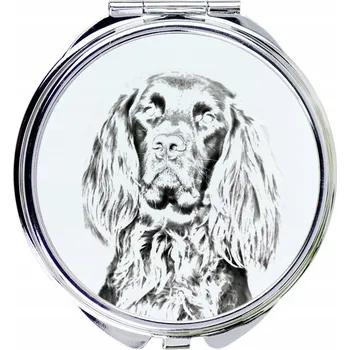Kosmetické zrcátko Německý drátosrstý ohař - kompaktní kapesní zrcátko se psem