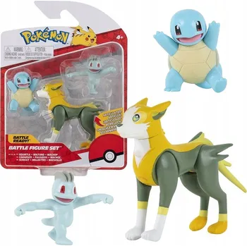 POKEMON FIGURKY 3 BALENÍ: BOLTUND, MACHOP, SQUIRTLE