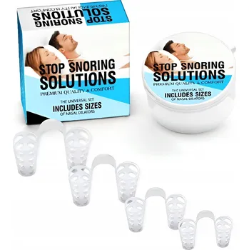 Pomůcka proti chrápání a spánkové apnoe NOSNÍ VLOŽKY PROTI CHRÁPÁNÍ ANTI-SNORE 4 ks