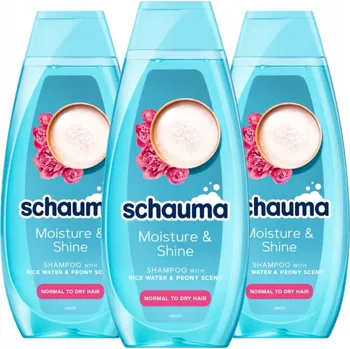 Šampon Schauma Moisture & Shine Šampon na Vlasy 3x400ml