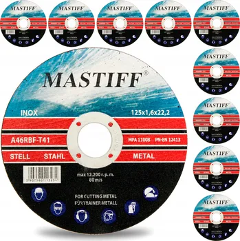 Řezný kotouč Řezný kotouč na ocel a kov Mastiff 125x1,6