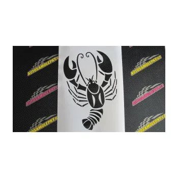 Samolepící dekorace Rak 005 levá (17 - šedá) SAMOLEPKA NA AUTO, NÁLEPKA, FÓLIE, POLEP, TUNING, VLASTNÍ TEXT, TISK, AUTOSAMOLEPKY.cz, POLEPY, OBRÁZEK, LOGO, 3D STICKERS