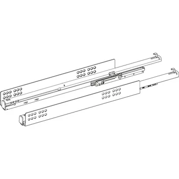 Nábytkové kování HETTICH 9237609 Atira celovýsuv, Quadro V6, 520mm/30kg, bok 18mm, levá, SiSy (HETTICH 9237609 Atira celovýsuv, Quadro V6, 520mm/30kg, bok 18mm, levá, SiSy)