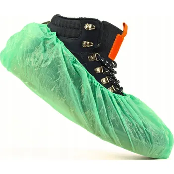 Návleky na boty fólie 100 ks zelené