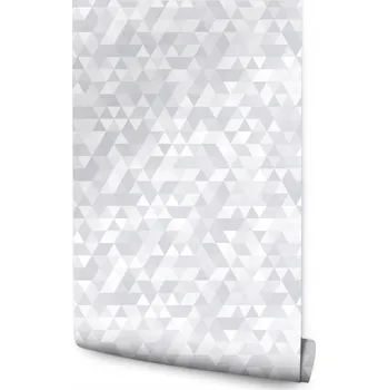 Fototapeta Tapeta Trojúhelníky ABSTRAKCE Geometrický 3D Efekt