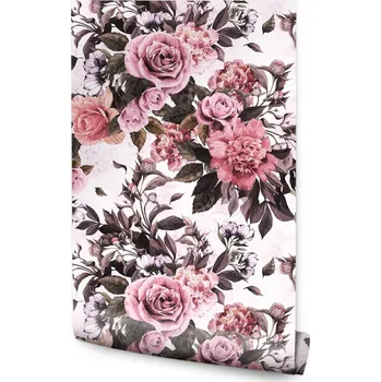 Tapeta TAPETA ROLKA 10 m Květiny - Růže a Pivoňky