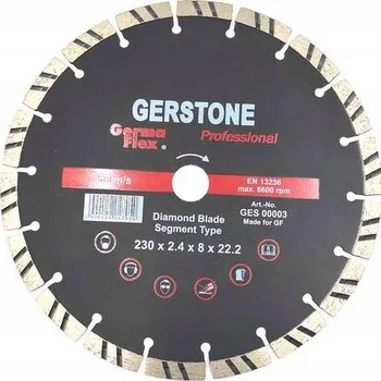 Řezný kotouč Diamantový kotouč segmentový Gerstone Segment 230x