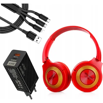 Sluchátka Bezdrátová sluchátka Bluetooth 5.0 Webski HZ340_RD$LAD_WB_65W$KAB3W1_BK#4