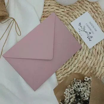 Obálka Obálka B6 125 x 176 mm, 1 kus, old rose, gramáž 120 g