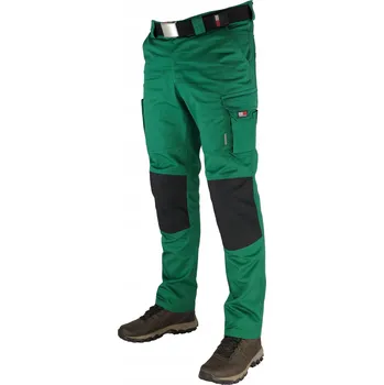 Pracovní oblečení PRACOVNÍ KALHOTY DuduWork Zelené s Nákoleníky Velikost 44