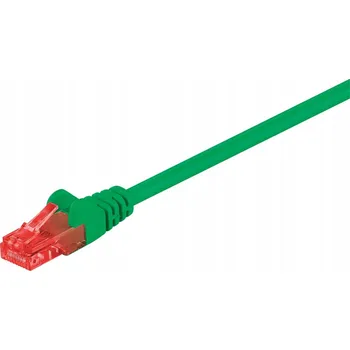 Síťový kabel MicroConnect U/UTP CAT6 0,25M Zelený PVC kabel