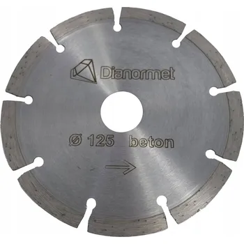 Řezný kotouč Diamantový kotouč 125 mm x 22,23 mm pro řezání betonu, cihel STANDARD ECO