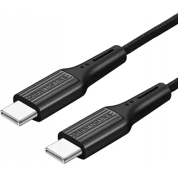 Datový kabel SHULIANCABLE USB-C kabel na USB-C, černý, Typ-C, 1m