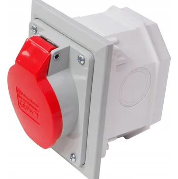 Elektrická zásuvka Elektrická Zásuvka hermetické MojeLedy šedé