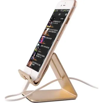 DRŽÁK STOJAN NA TELEFON A TABLET + Zlatá