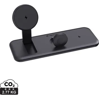 Urban Vitamin Torrance 3 v 1 magnetická 15W nabíječka z RCS, Firemní dárkové předměty s vlastním potiskem