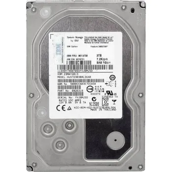 Interní pevný disk IBM 90Y8732 90Y8731 3TB 7.2K 64MB SAS-2 3.5" HDD HUS723030ALS640