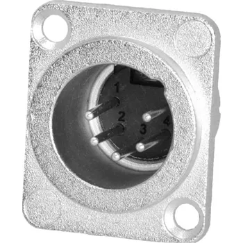 Elektrická zásuvka ADAM HALL 4 STAR P XM5 XLR panelová zásuvka 5-pin