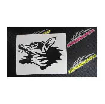 Polep vozidla Vlk 003 levá (17 - šedá) SAMOLEPKA NA AUTO, NÁLEPKA, FÓLIE, POLEP, TUNING, VLASTNÍ TEXT, TISK, AUTOSAMOLEPKY.cz, POLEPY, OBRÁZEK, LOGO, 3D STICKERS